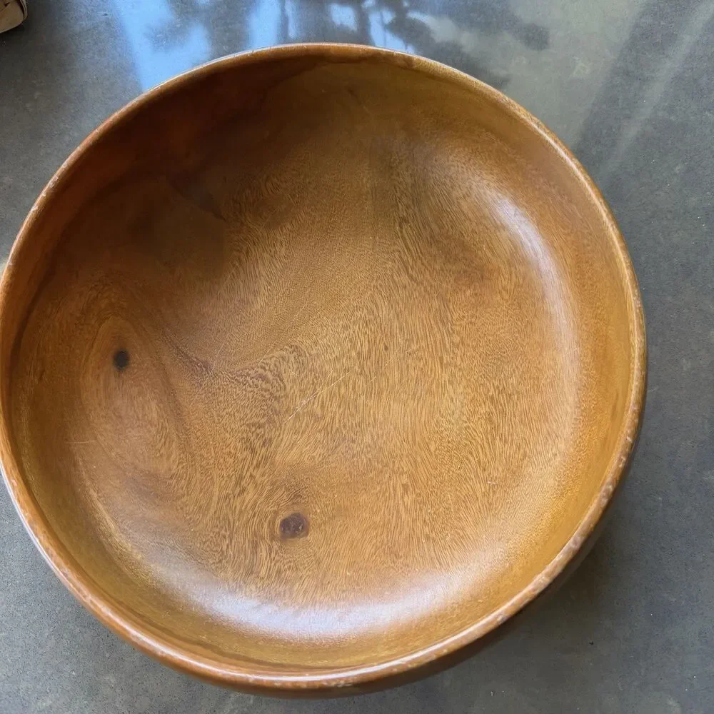 Hawaiian Kamani Wood Bowl  9